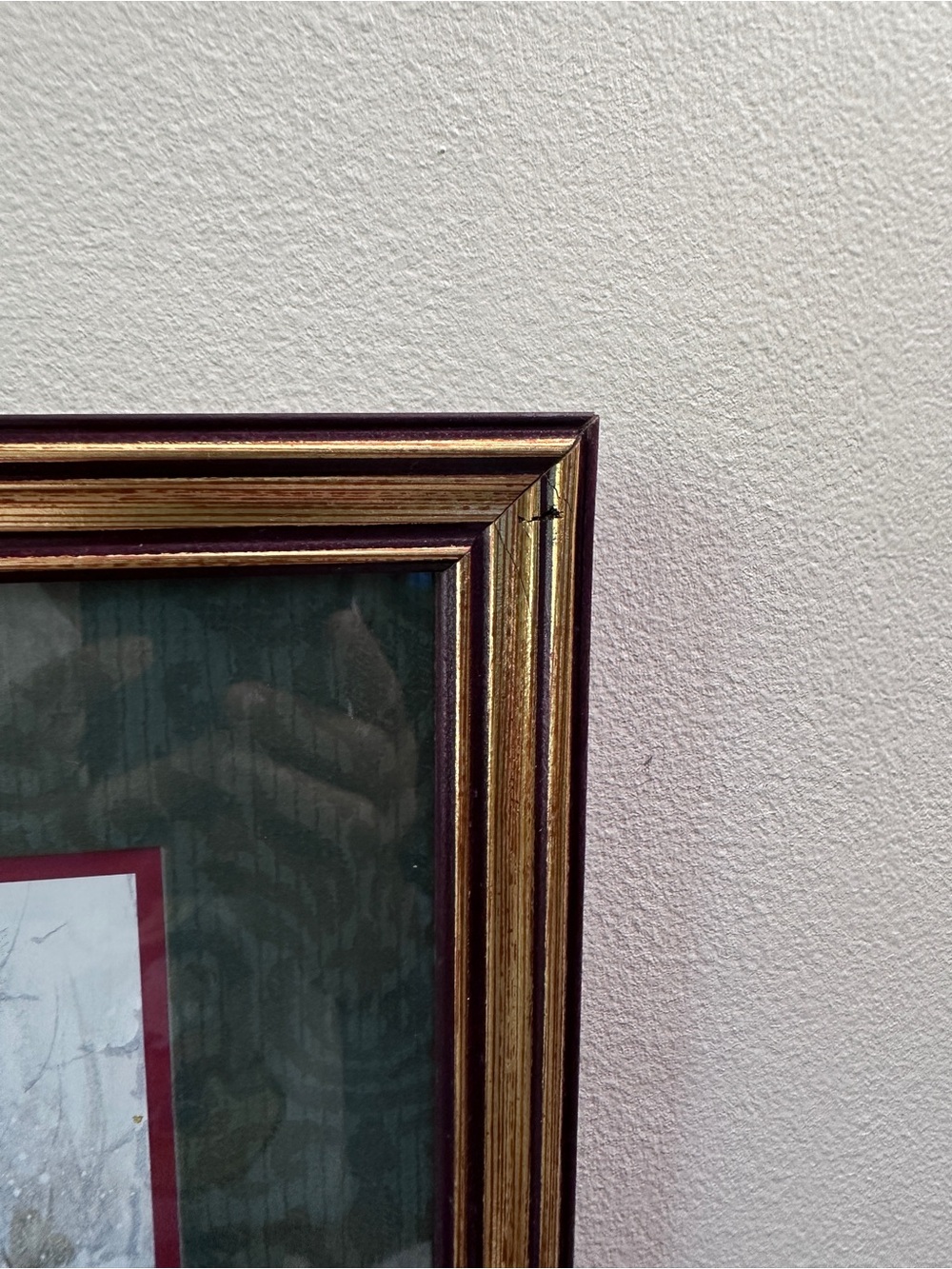 Peggy Abrams Old World Santa Framed Print Vintage Home Interiors Christmas Decor - Picture 6 of 7